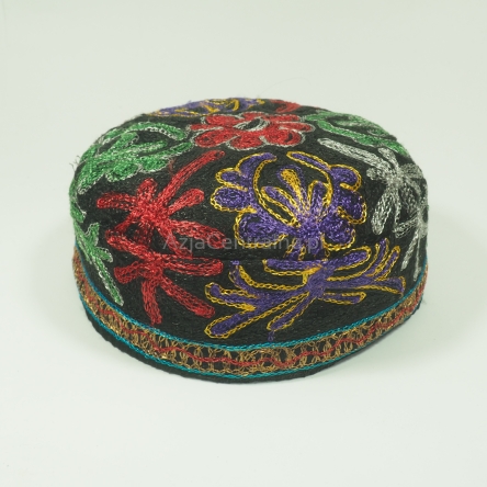 Uzbecka czapka krymka mycka haftowana kolorowa (54, 55cm)