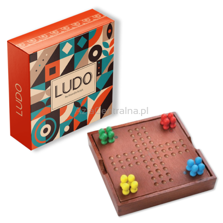 Gra planszowa dla dzieci i dorosłych LUDO