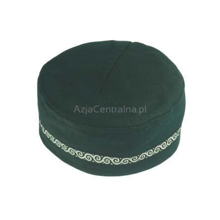 Lniana czapka męska krymka letnia