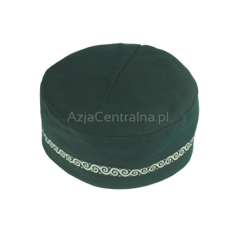 Lniana czapka męska krymka letnia