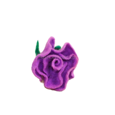 Damska broszka filcowa kwiat