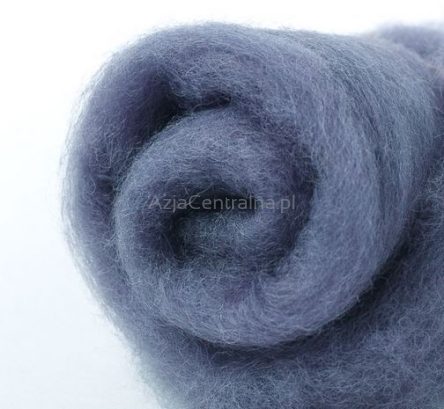 Wełna zgrzebna merynos do filcowania AMETYST #417