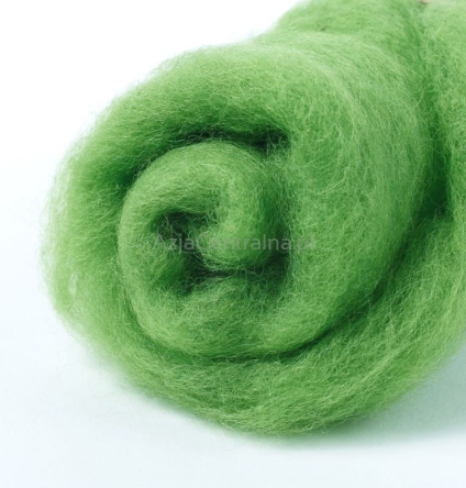 Wełna zgrzebna merynosów w błamie GROSZEK #516