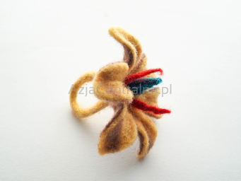 Pierścionek z wełny