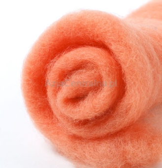 Wełna zgrzebna merynosów w błamie ŁOSOSIOWA #407