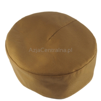 Męska czapka krymka klasyczna musztardowa