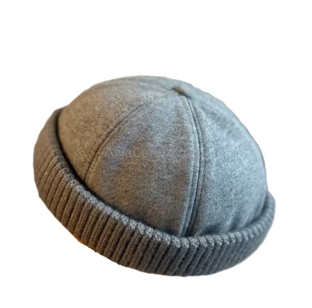 Dokerka czapka męska Jasna Szara 56-60cm