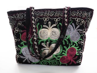 Torba na ramię wyszywana suzani