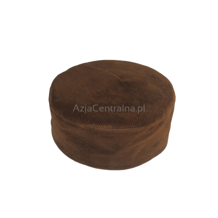 Męska czapka krymka sztruksowa z podszewką