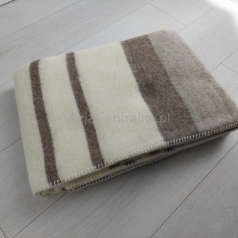 Wełniany koc z wełny merynosów 140x200 cm