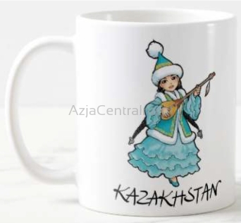 Kubek ceramiczny pamiątka z Kazakhstanu