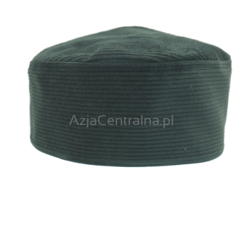 Krymka czapka męska mycka sztruksowa Szara (55-64cm)