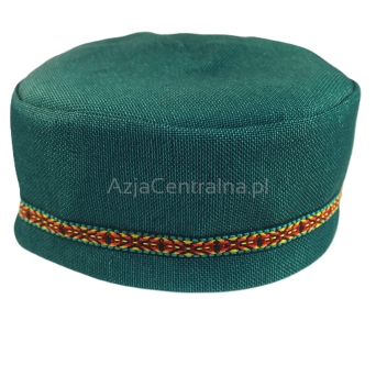 Męska czapka krymka mycka zielona