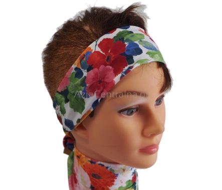 Damska opaska na włosy kwiecista