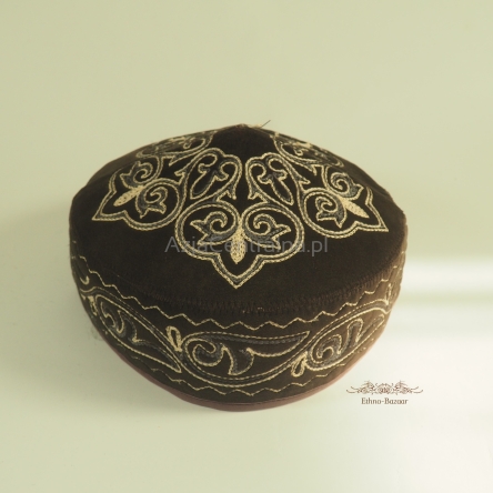 Krymka brązowa męska czapka kazachska (58cm)