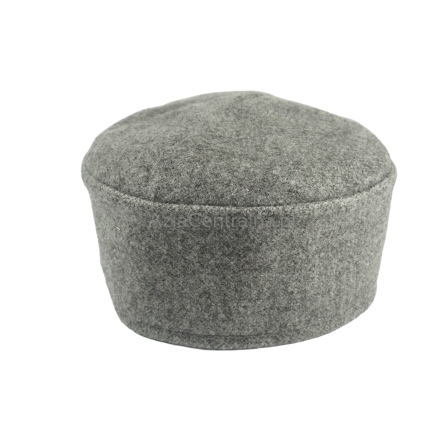 Męska czapka krymka wełniana szara