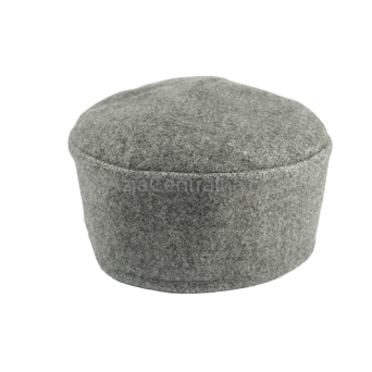 Męska czapka krymka wełniana szara