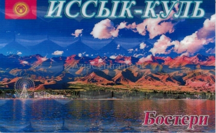 Magnes Bosteri, wybrzeże jeziora Issyk Kul