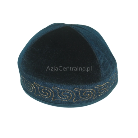 Męska czapka krymka granatowa tiubetejka tradycyjna (56, 57, 58cm)