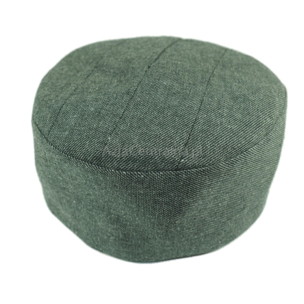 Krymka czapka męska szary melanż lniana