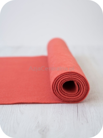 Filc wełniany merino 2mm KORALOWY