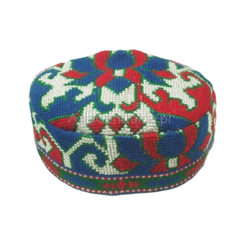 Męska damska czapka krymka z haftem krzyżykowym (59cm)