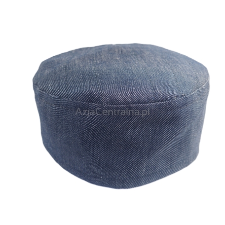 Krymka czapka męska mycka granat denim jeans