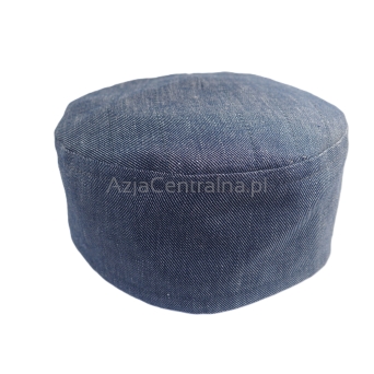 Krymka czapka męska mycka granat denim jeans