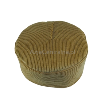 Męska czapka krymka sztruksowa z podszewką