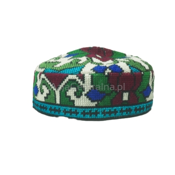 Męska damska czapka krymka z haftem krzyżykowym (59cm)