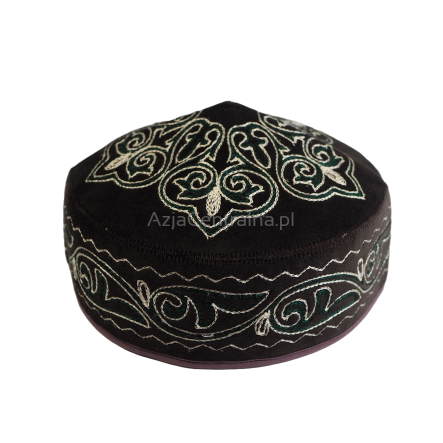 Krymka brązowa męska czapka kazachska (57, 58cm)