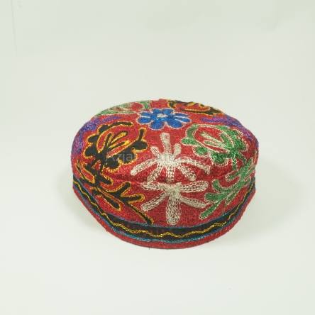 Krymka tradycyjna uzbecka haftowana kolorowa (54, 55cm)