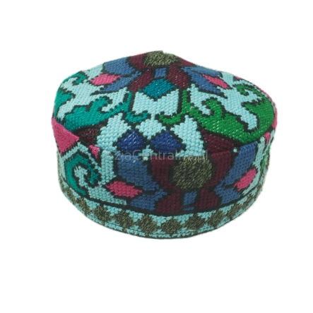 Męska damska czapka krymka z haftem krzyżykowym (56cm)