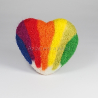 Seruszko serce Tęcza do sesji fotograficznej noworodkowej