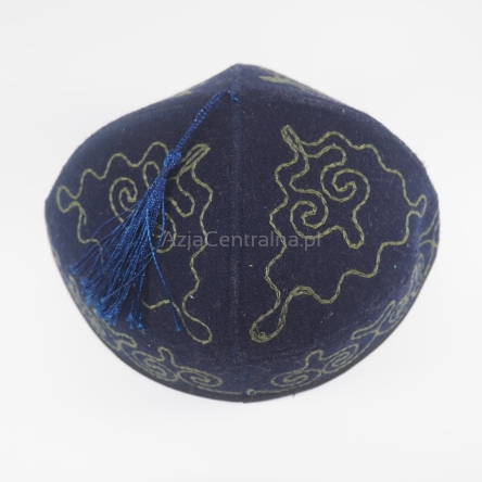 Kirgiska męska krymka mycka granatowa (57-58cm)