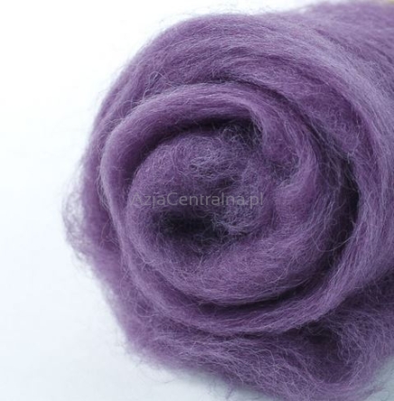 Wełna zgrzebna do filcowania JASNY WRZOS #414
