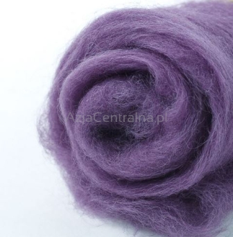 Wełna zgrzebna do filcowania JASNY WRZOS #414