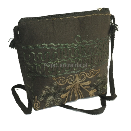 Listonoszka brązowa ze wzorami Suzani