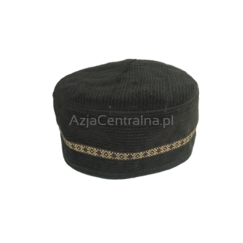 Męska czapka krymka tubeteika brązowa
