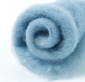 Wełna zgrzebna do filcowania NIEBO #616