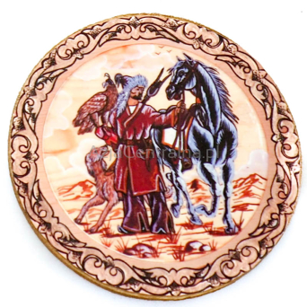 Magnes życie koczownika Kazachstan Kirgistan