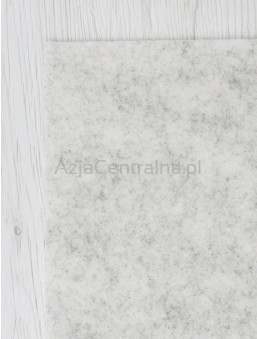 Filc wełniany 2mm arkusz 30x30cm MELANŻ JASNY SZARY
