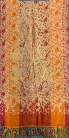 Damski męski szal z wełny merynosów