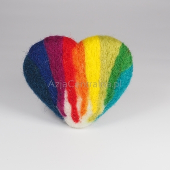 Seruszko serce Tęcza do sesji fotograficznej noworodkowej