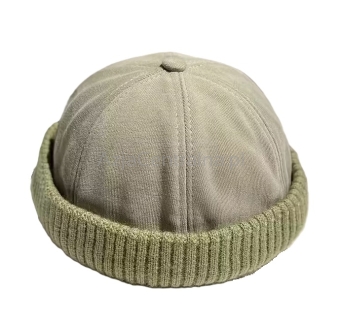 Dokerka czapka męska JASNY ZIELONY 56-60cm