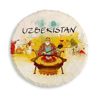 Magnes Visit Uzbekistan okrągły