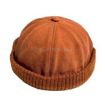 Dokerka czapka męska CEGLANA 56-61cm