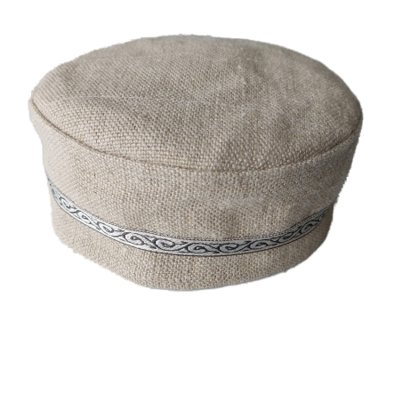 Męska czapka krymka klasyczna lniana