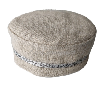 Męska czapka krymka klasyczna lniana