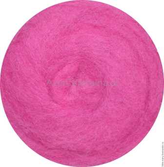 Wełna zgrzebna do filcowania PURPUROWY #403